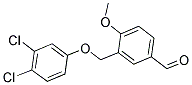 3-[(3,4-DICHLOROPHENOXY)METHYL]-4-METHOXYBENZALDEHYDE Struktur