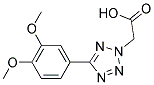 [5-(3,4-DIMETHOXYPHENYL)-2H-TETRAZOL-2-YL]ACETIC ACID Struktur