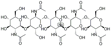 GLCNAC1-B-4-GLCNAC1-B-4GLCNAC1-B-4GLCNAC1-B-4GLCNAC Struktur