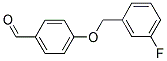 4-[(3-FLUOROBENZYL)OXY]BENZALDEHYDE Struktur