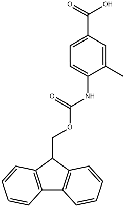 FMOC-4-AMINO-3-METHYLBENZOIC ACID Struktur