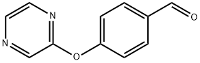 4-(PYRAZIN-2-YLOXY)BENZALDEHYDE Struktur