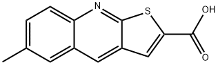 6-METHYLTHIENO[2,3-B]QUINOLINE-2-CARBOXYLIC ACID Struktur