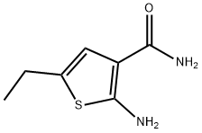 2-AMINO-5-ETHYL-3-THIOPHENECARBOXAMIDE Struktur