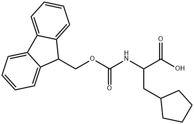 FMOC-BETA-CYCLOPENTYL-DL-ALANINE Structure