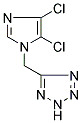 5-[(4,5-DICHLORO-1H-IMIDAZOL-1-YL)METHYL]-2H-1,2,3,4-TETRAAZOLE Struktur