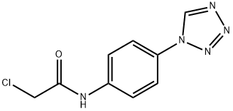 2-CHLORO-N-(4-TETRAZOL-1-YL-PHENYL)-ACETAMIDE Struktur