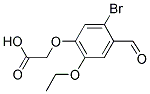 (5-BROMO-2-ETHOXY-4-FORMYLPHENOXY)ACETIC ACID Struktur