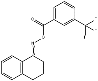 1-(([3-(TRIFLUOROMETHYL)BENZOYL]OXY)IMINO)-1,2,3,4-TETRAHYDRONAPHTHALENE Struktur