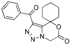 3'-BENZOYLSPIRO[CYCLOHEXANE-1,4'-[1,2,3]TRIAZOLO[5,1-C][1,4]OXAZIN]-6'(7'H)-ONE Struktur