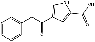 4-(2-PHENYLACETYL)-1H-PYRROLE-2-CARBOXYLIC ACID Struktur