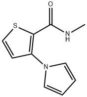 N-METHYL-3-(1H-PYRROL-1-YL)-2-THIOPHENECARBOXAMIDE Struktur