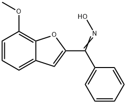 (7-METHOXY-1-BENZOFURAN-2-YL)(PHENYL)METHANONE OXIME Struktur