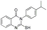 3-(4-ISOPROPYL-PHENYL)-2-MERCAPTO-3H-QUINAZOLIN-4-ONE Struktur