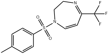 1-[(4-METHYLPHENYL)SULFONYL]-5-(TRIFLUOROMETHYL)-2,3-DIHYDRO-1H-1,4-DIAZEPINE Struktur