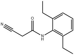 2-CYANO-N-(2,6-DIETHYL-PHENYL)-ACETAMIDE Struktur