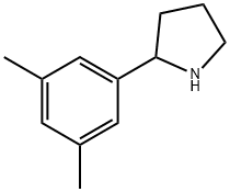 2-(3,5-DIMETHYLPHENYL)PYRROLIDINE Struktur