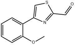 4-(2-METHOXY-PHENYL)-THIAZOLE-2-CARBALDEHYDE Struktur