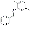 BIS(2,5-DIMETHYLPHENYL)DISULFIDE Struktur