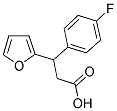 3-(4-FLUORO-PHENYL)-3-FURAN-2-YL-PROPIONIC ACID Struktur