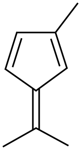 3(2),6,6-TRIMETHYLFULVENE Struktur