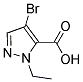 4-BROMO-2-ETHYL-2H-PYRAZOLE-3-CARBOXYLIC ACID Struktur