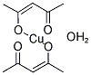 COPPER (II) ACETYLACETONATE, HYDRATE Struktur