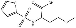 4-METHYLSULFANYL-2-(THIOPHENE-2-SULFONYLAMINO)-BUTYRIC ACID Struktur