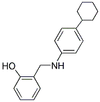 2-[(4-CYCLOHEXYLANILINO)METHYL]BENZENOL Struktur