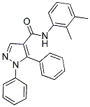 N-(2,3-DIMETHYLPHENYL)-1,5-DIPHENYL-1H-PYRAZOLE-4-CARBOXAMIDE Struktur