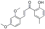 2,4-DIMETHOXY-2'-HYDROXY-5'-METHYLCHALCONE Struktur