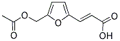 (2E)-3-[5-[(ACETYLOXY)METHYL]-2-FURYL]ACRYLIC ACID Struktur