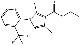 ETHYL 3,5-DIMETHYL-1-[3-(TRIFLUOROMETHYL)-2-PYRIDINYL]-1H-PYRAZOLE-4-CARBOXYLATE Struktur