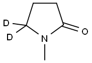 1-METHYLPYRROLIDINONE-5,5-D2 Struktur