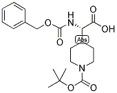 (S)-N-A-CBZ-(4-N-BOC-PIPERIDINYL) GLYCINE Struktur