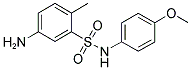 5-AMINO-N-(4-METHOXY-PHENYL)-2-METHYL-BENZENESULFONAMIDE Struktur