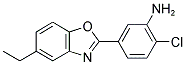 2-CHLORO-5-(5-ETHYL-1,3-BENZOXAZOL-2-YL)ANILINE Struktur