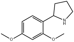 2-(2,4-DIMETHOXYPHENYL)PYRROLIDINE Struktur