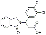 3-(3,4-DICHLOROPHENYL)-3-(1-OXO-1,3-DIHYDRO-2H-ISOINDOL-2-YL)PROPANOIC ACID Struktur