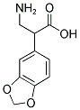 3-AMINO-2-BENZO[1,3]DIOXOL-5-YL-PROPIONIC ACID Struktur