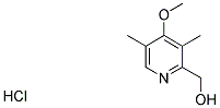 3,5-DIMETHYL-2-HYDROXYMETHYL-4-METHOXYPYRIDINE HYDROCHLORIDE Struktur