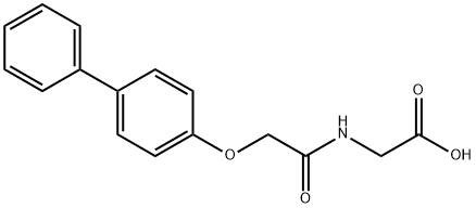 [2-(BIPHENYL-4-YLOXY)-ACETYLAMINO]-ACETIC ACID Struktur