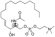 N-ACETYL-SPHINGOSYLPHOSPHORYLCHOLINE Struktur