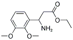 3-AMINO-3-(2,3-DIMETHOXY-PHENYL)-PROPIONIC ACID ETHYL ESTER Struktur