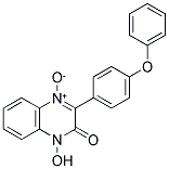 1-HYDROXY-3-(4-PHENOXYPHENYL)QUINOXALIN-2(1H)-ONE 4-OXIDE Struktur