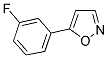 5-(3-FLUOROPHENYL)ISOXAZOLE Struktur