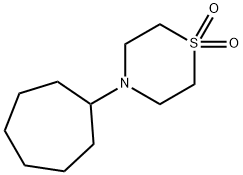 4-CYCLOHEPTYL-1LAMBDA6,4-THIAZINANE-1,1-DIONE Struktur