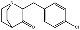 2-(4-CHLOROBENZYL)-3-QUINUCLIDINONE Struktur