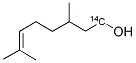 CITRONELLOL, DL [1-14C] Struktur