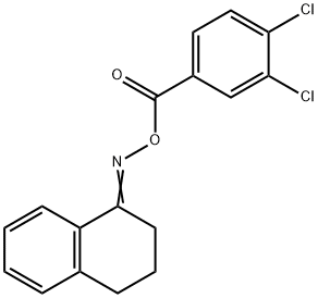 1-([(3,4-DICHLOROBENZOYL)OXY]IMINO)-1,2,3,4-TETRAHYDRONAPHTHALENE Struktur